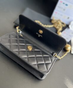 Chanel CC Wallet On Chain Bag Black For Women 6.7 in / 17 cm - Image 6