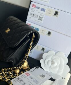 Chanel CC Wallet On Chain Bag Black For Women 6.7 in / 17 cm - Image 7