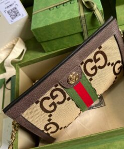 Gucci Ophidia Jumbo GG Small Shoulder Bag Brown For Women, Women’s Bags 10.2in/26cm GG 503877 UKMIG 2570 - Image 5