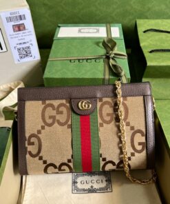Alternative view of Gucci Ophidia Jumbo GG Small Shoulder Bag Brown For Women, Women’s Bags 10.2in/26cm GG ‎‎503877 UKMIG 2570
