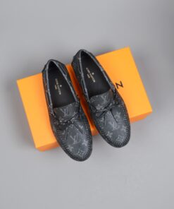 Louis Vuitton Driver Moccasin Black Virgil Abloh For Men LV