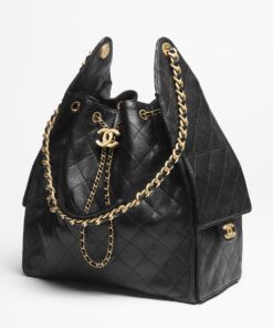 Alternative view of Chanel 25 Medium Shoulder Bag 11.8in/ 30cm Black Gold Hardware For Women AS5311 B20304 94305
