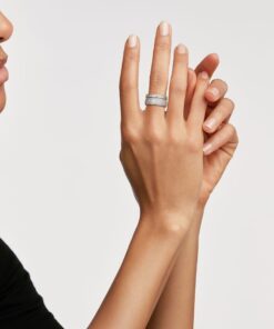 Chanel Coco Crush Ring White Gold For Women Small Version For Women J12093 - Image 3