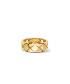 Chanel Coco Crush Ring Yellow Gold Small Version For Women J10571