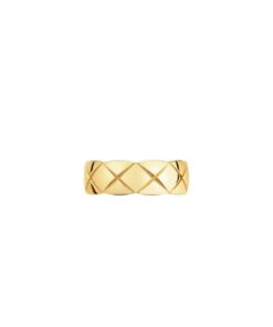 Chanel Coco Crush Ring Yellow Gold Small Version For Women J10571 - Image 5