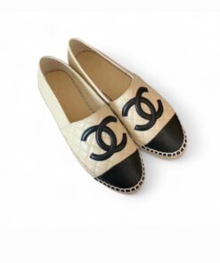 Chanel Espadrilles Beige/Black For Women G29762