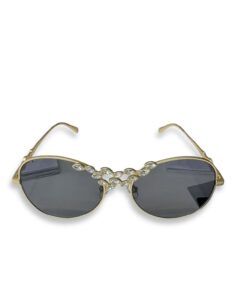 Chanel Pilot Sunglasses Gold For Women A71582 X02570 L9514