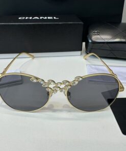 Alternative view of Chanel Pilot Sunglasses Gold For Women A71582 X02570 L9514