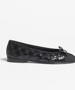Alternative view of Chanel Sequins Ballet Flats Black For Women G02819-B21768-94305