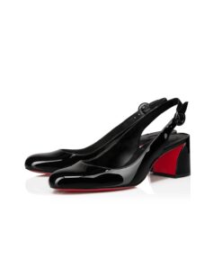 Christian Louboutin So Jane Sling Pumps Black For Women, 55mm – 3230029B439