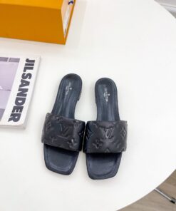 Alternative view of Louis Vuitton Revival Flat Mule Black For Women LV 1A9P3T