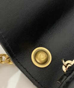 Chanel Wallet With Strap Black For Women, Women’s Bags 6.7in/17cm - Image 9