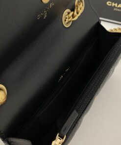 Chanel Wallet With Strap Black For Women, Women’s Bags 6.7in/17cm - Image 7
