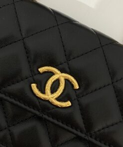 Chanel Wallet With Strap Black For Women, Women’s Bags 6.7in/17cm - Image 5