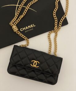 Alternative view of Chanel Wallet With Strap Black For Women, Women’s Bags 6.7in/17cm