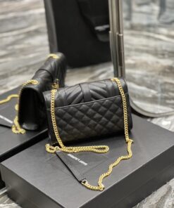 Saint Laurent Small Bag Black In Mix Matelasse For Women 8.2in/21cm YSL 600195BOW911000 - Image 5