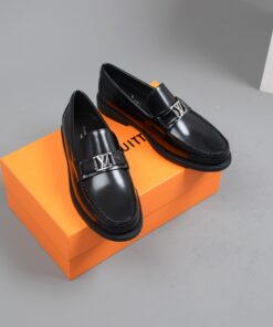 Louis Vuitton Monte Carlo Moccasin Black For Men LV