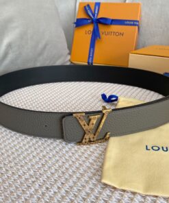 Louis Vuitton Iconic Reversible LV Belt Grey LV Women Belt