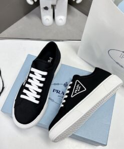 Alternative view of Prada Macro Re-Nylon And Brushed Sneakers Black For Women 1.2in/30mm PRD