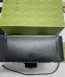 Gucci Marmont Mini Top Handle Bag Black For Women, Women’s Bags 8.3in/21cm GG - Image 7