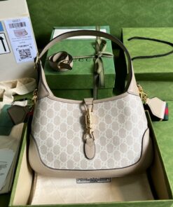 Gucci Jackie 1961 Small GG Shoulder Bag Beige For Women, 11in/28cm GG 678843 UULAG 9682 - Image 3