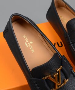 Louis Vuitton Monte Carlo Mocassin Loafers Black For Men - Image 4