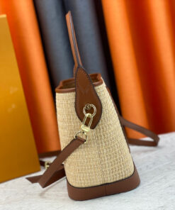 Alternative view of Louis Vuitton Petit Bucket Raffia Caramel Brown For Women, Shoulder And Crossbody Bags 9.4in/24cm LV M59962