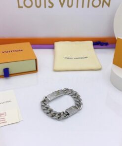 Louis Vuitton Monogram Chain Bracelet For Men M62486 - Image 5