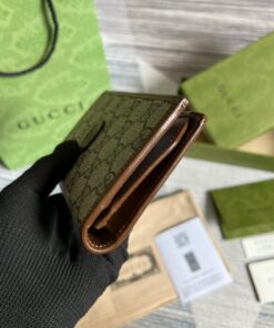 Gucci Marmont Long ID Wallet With Interlocking G Brown For Men 7in/18cm GG - Image 4