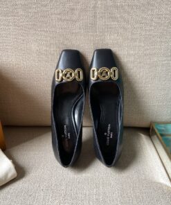 Louis Vuitton Women’s Rotary Pump Black For Women LV 1AAE24 - Image 7