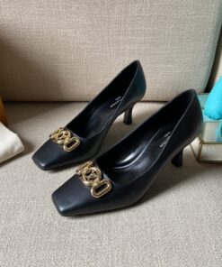 Louis Vuitton Women’s Rotary Pump Black For Women LV 1AAE24 - Image 6