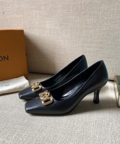 Louis Vuitton Women’s Rotary Pump Black For Women LV 1AAE24
