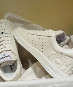 Chanel Sneakers White For Women, Women’s Shoes 0.4in/1cm G39225 - Image 5