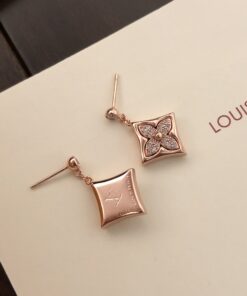 Louis Vuitton Color Blossom BB Star Earrings Rose Gold Hardware For Women