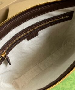 Gucci Jumbo GG Messenger Bag Camel And Ebony Jumbo GG Canvas For Women 9.6in/24.5cm GG 703468 92THF 1000 - Image 10