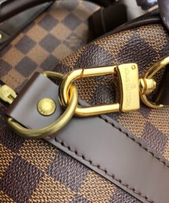 Louis Vuitton Keepall Bandouliere 45 Travel Bag 17.7in/ 45cm Brown Damier Ebene Gold Hardware N41428 - Image 8