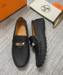 Hermes Irving Loafer Black For Men - Image 4
