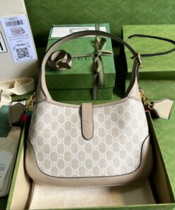 Gucci Jackie 1961 Small GG Shoulder Bag Beige For Women, 11in/28cm GG 678843 UULAG 9682 - Image 4