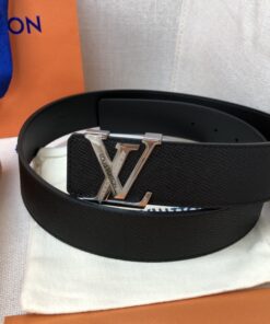 Louis Vuitton Initiales Reversible 40mm Belt Silver Hardware For Men - Image 4
