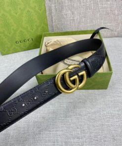 Alternative view of Gucci Signature Belt Black For Women