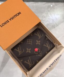Alternative view of Louis Vuitton Victorine Wallet In Monogram Canvas Red 12cm For Women M41938