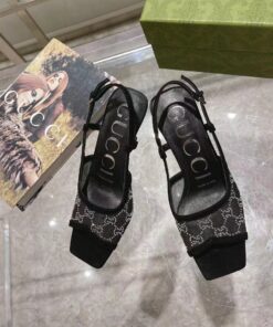 Alternative view of Gucci GG Slingback Mid-Heel Pump Black For Women