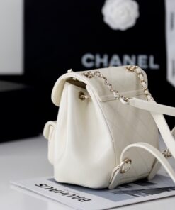 Chanel Backpack White For Women 7 in/18cm - Image 3