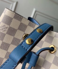 Louis Vuitton NeoNoe MM Bucket Bag Damier Azur Canvas Bleuet Blue For Women, Shoulder And Crossbody Bags, 10.2in/26cm – N40153 - Image 6