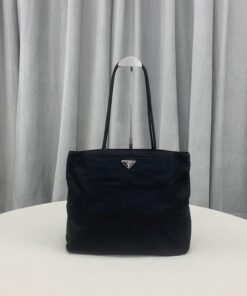 Prada Saffiano Tote Bag Black For Women, Women’s Bags 14.5in/37cm