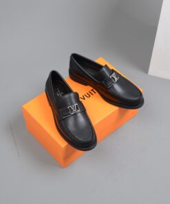 Louis Vuitton Monte Carlo Moccasin Black For Men LV