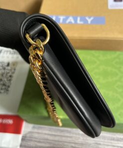 Gucci Blondie Shoulder Bag Black For Women, Women’s Bags 11in/28cm GG 699268 UXX0G 1000 - Image 12