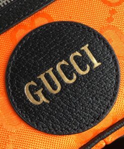 Gucci Gucci Off The Grid Belt Bag Orange GG ECONYL® For Men  9.5in/24cm GG - Image 7