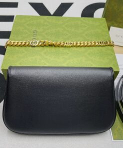 Gucci Blondie Shoulder Bag Black For Women, Women’s Bags 11in/28cm GG 699268 UXX0G 1000 - Image 13