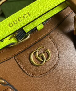Gucci Diana Mini Tote Bag Brown For Women 8in/20cm GG 655661-17QDT-2582 - Image 4